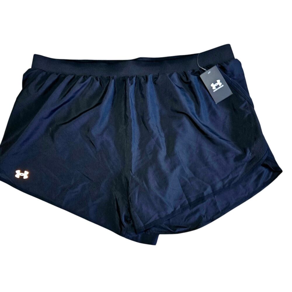 Under Armour UA Play Up Athletic Shorts Size 3X Black Loose Fit New With Tags